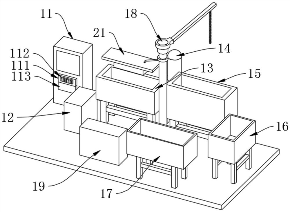 Infiltration method and device for large thin-wall part