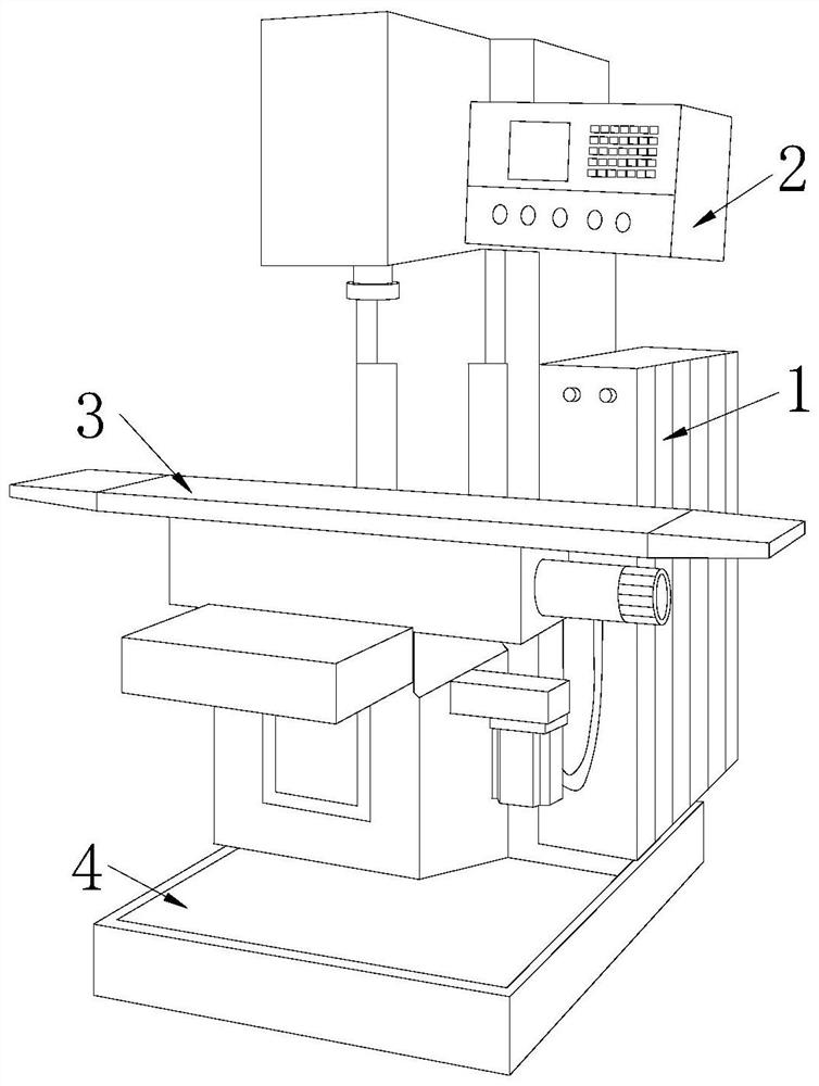 Numerical control milling machine body lifter