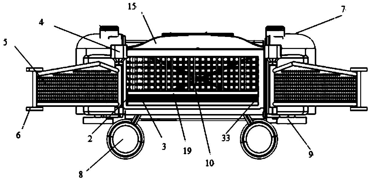 Water surface robot capable of decreasing garbage collection weight