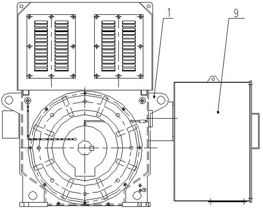 A low-center high-capacity motor