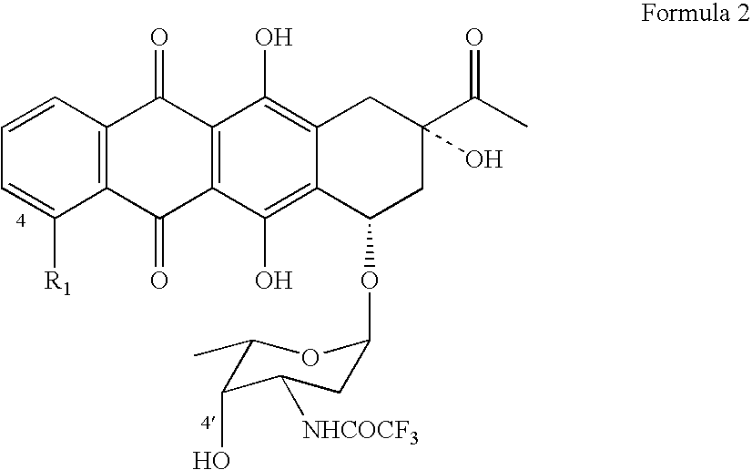 Epimerization of 4'-C bond and modification of 14-CH3-(CO)-fragment in anthracyclin antibiotics