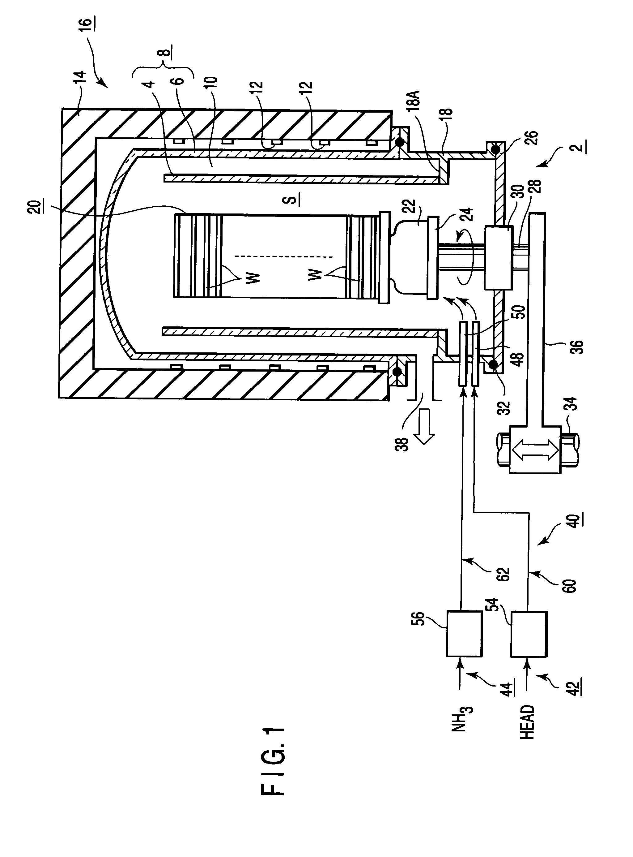 Method of CVD for forming silicon nitride film on substrate