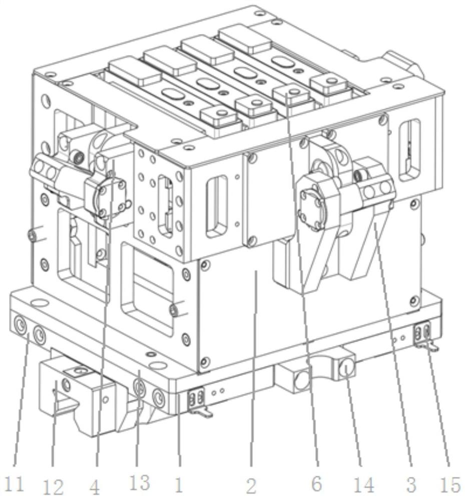 A sealing welding tray mechanism