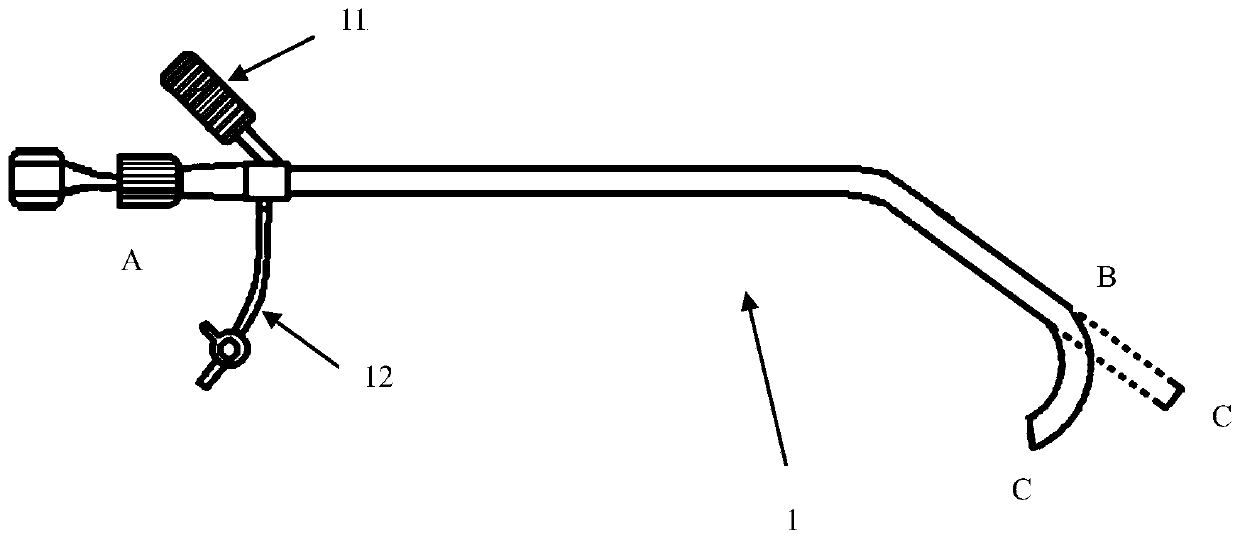 Interventional septal puncture device assembly and intervention method thereof