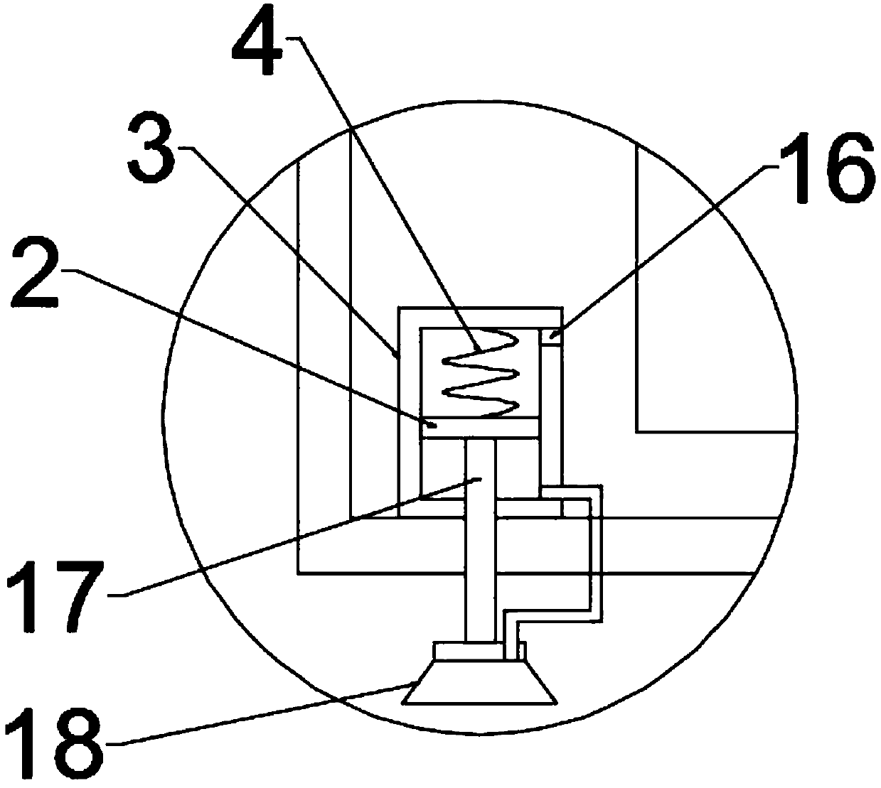 Adjustable computer display screen with good stability