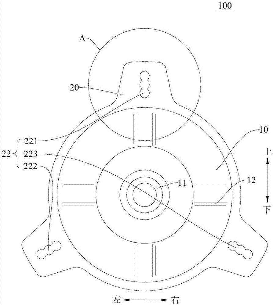 Motor end cover and motor equipped with same