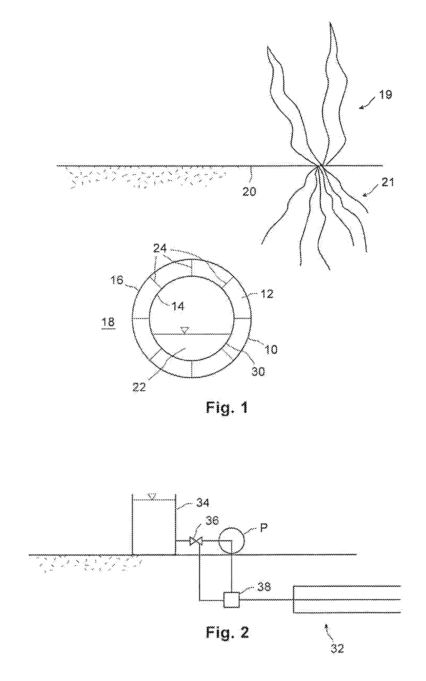 Moisture responsive irrigation method and apparatus