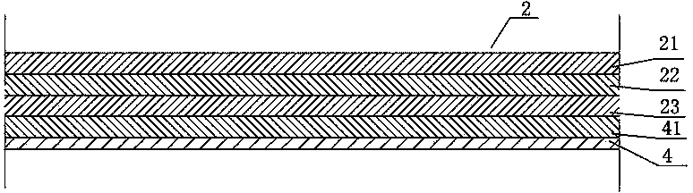 Laser fluorescent anti-fake tear tape with both sides in gold or silver stamping and manufacturing method thereof