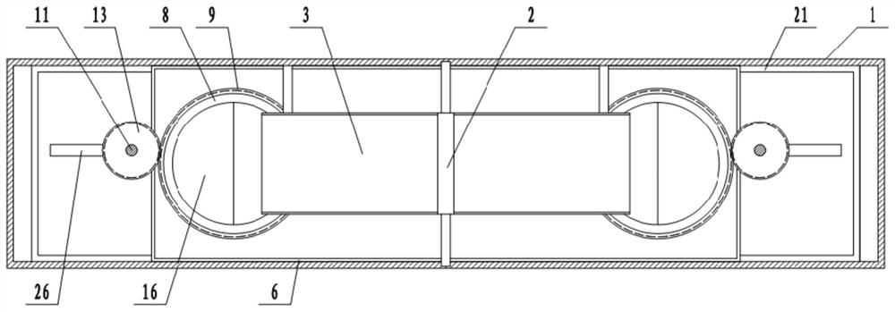 Lead raw material and shell separation device for lead-acid battery recycling