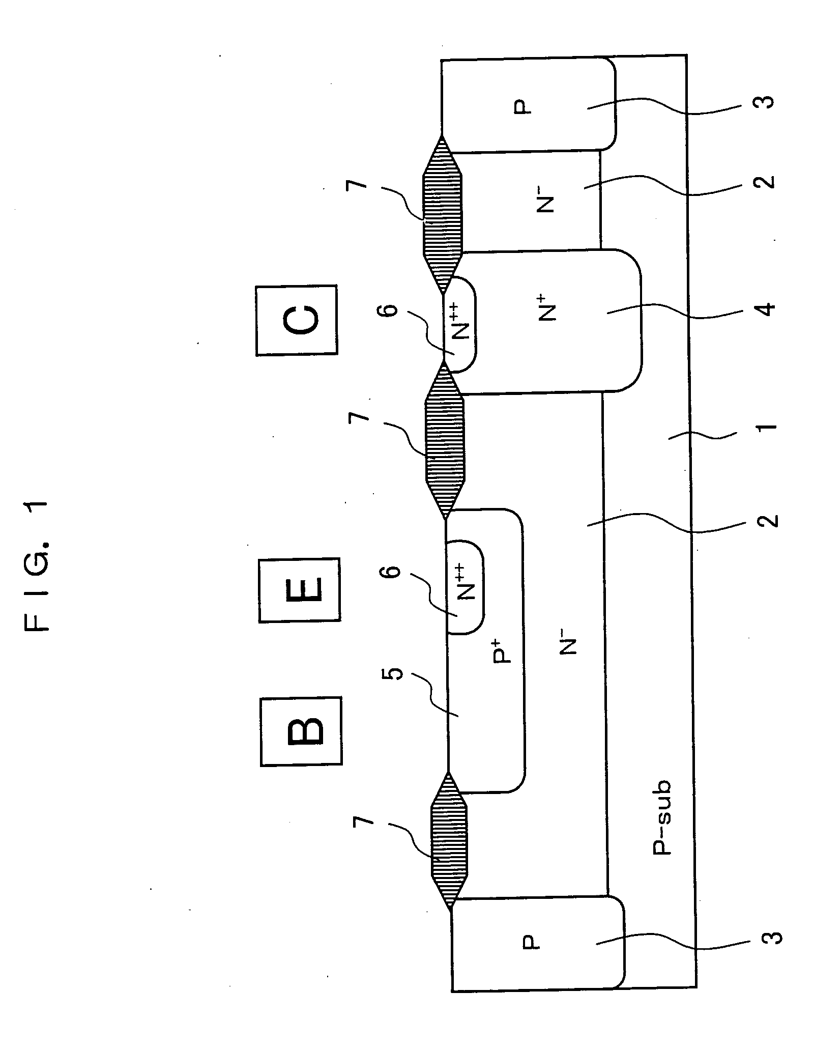 Electrostatic protective element of semiconductor integrated circuit