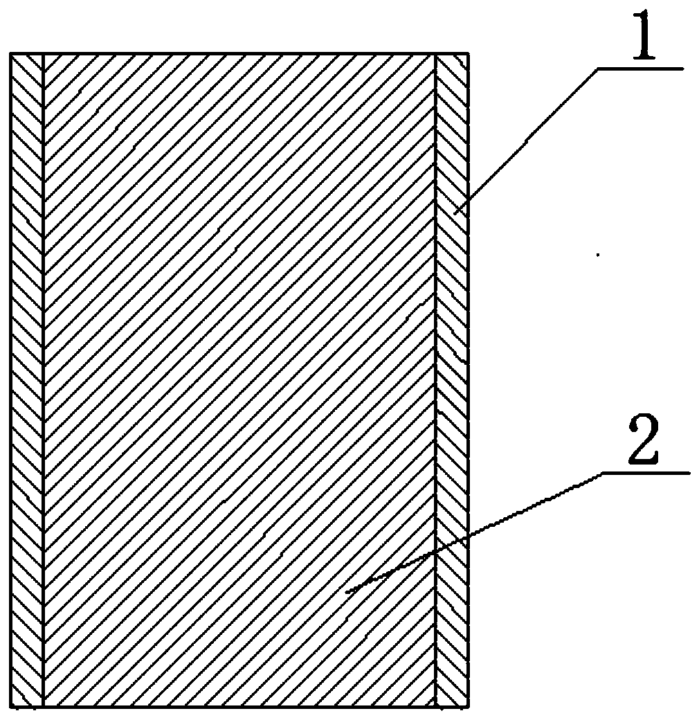 Composite cold iron for iron castings and production method thereof