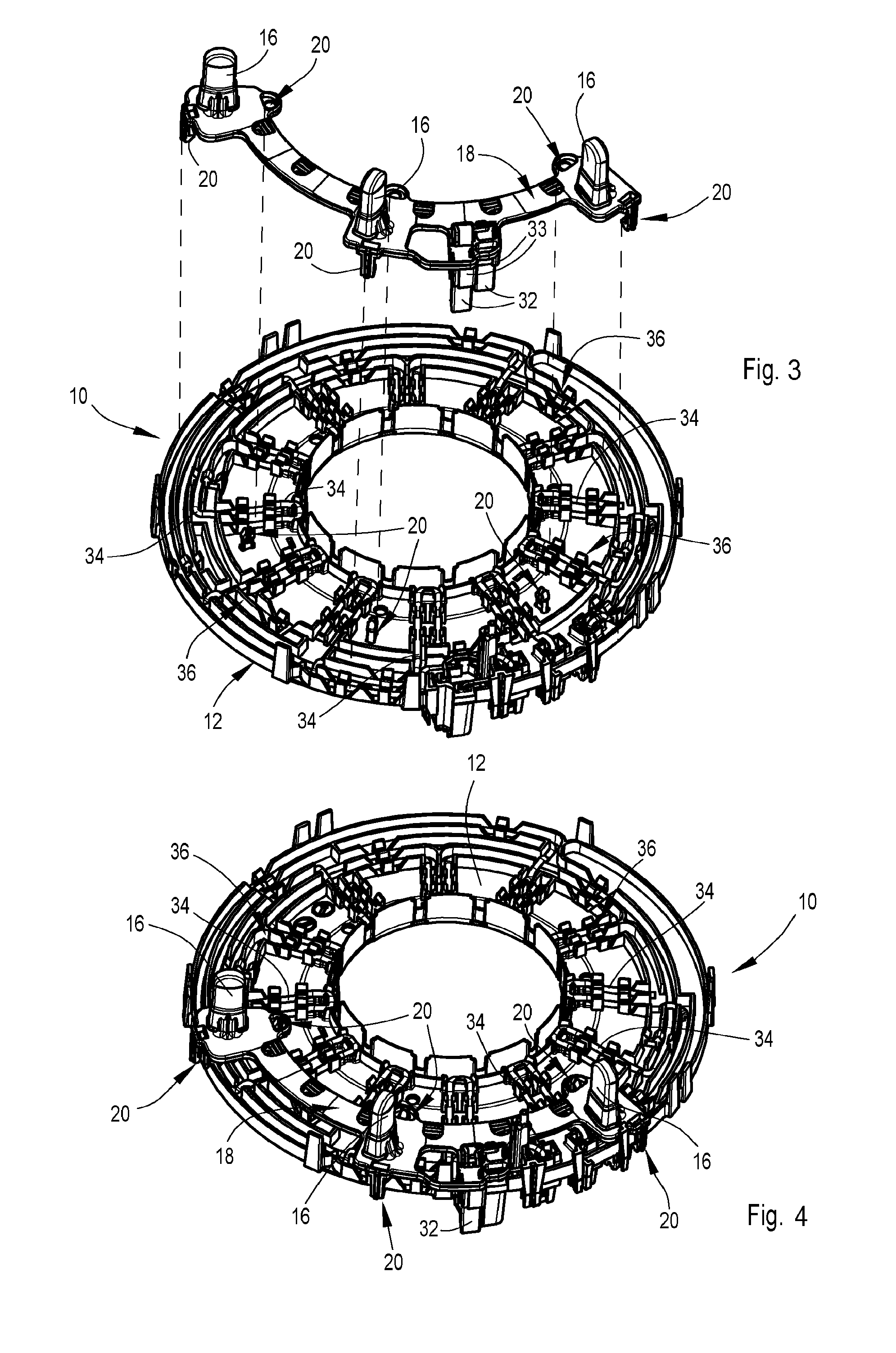 Stator arrangement for an electric motor