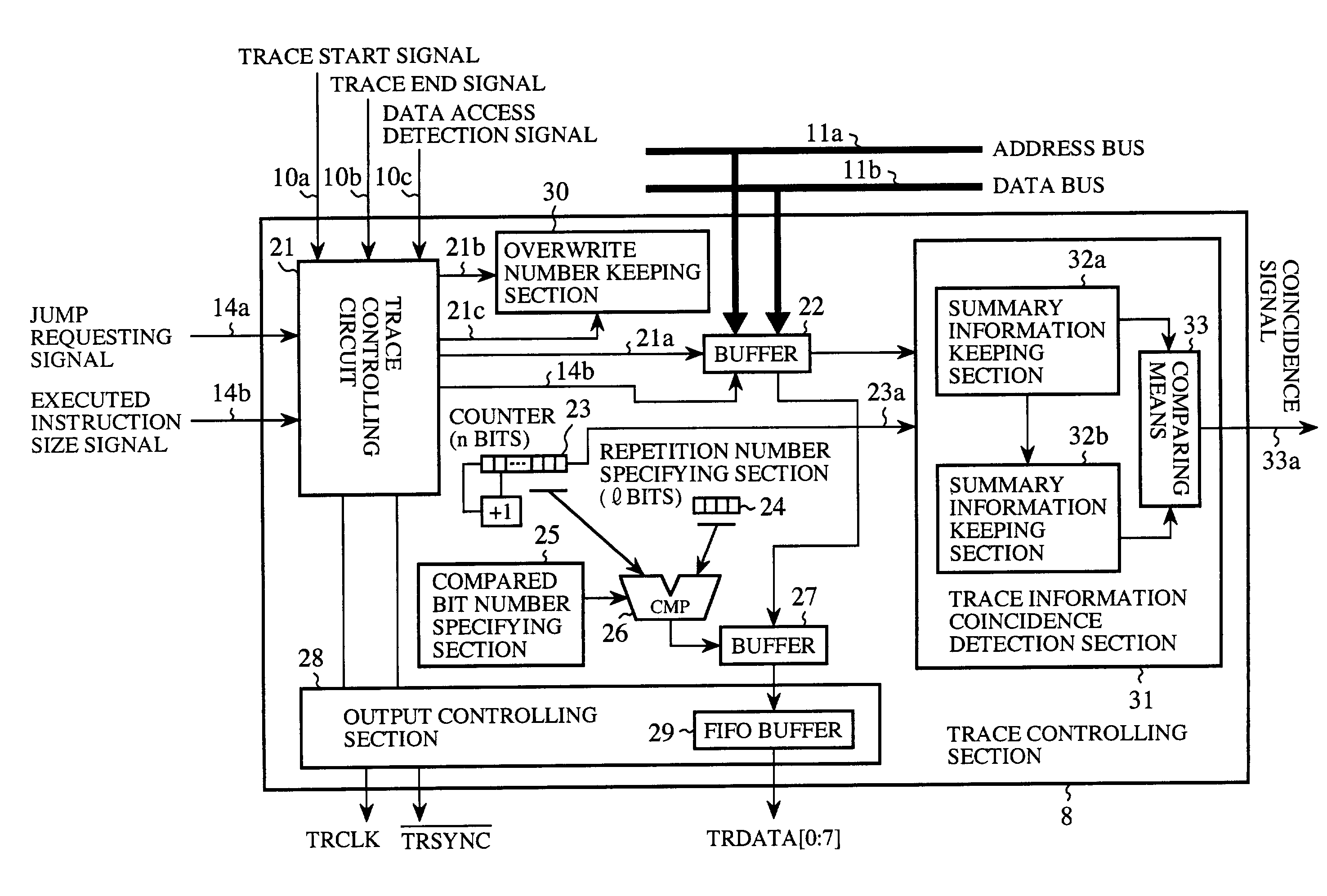 Microcomputer and debugging system