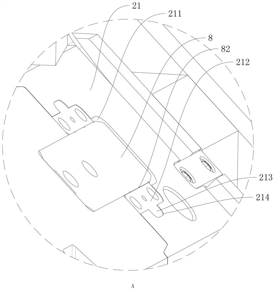 Automobile armrest framework die