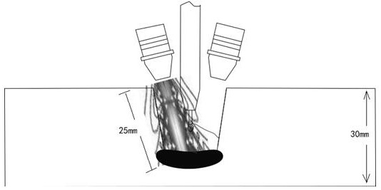 Alternating ultrasonic field assisted narrow gap welding method