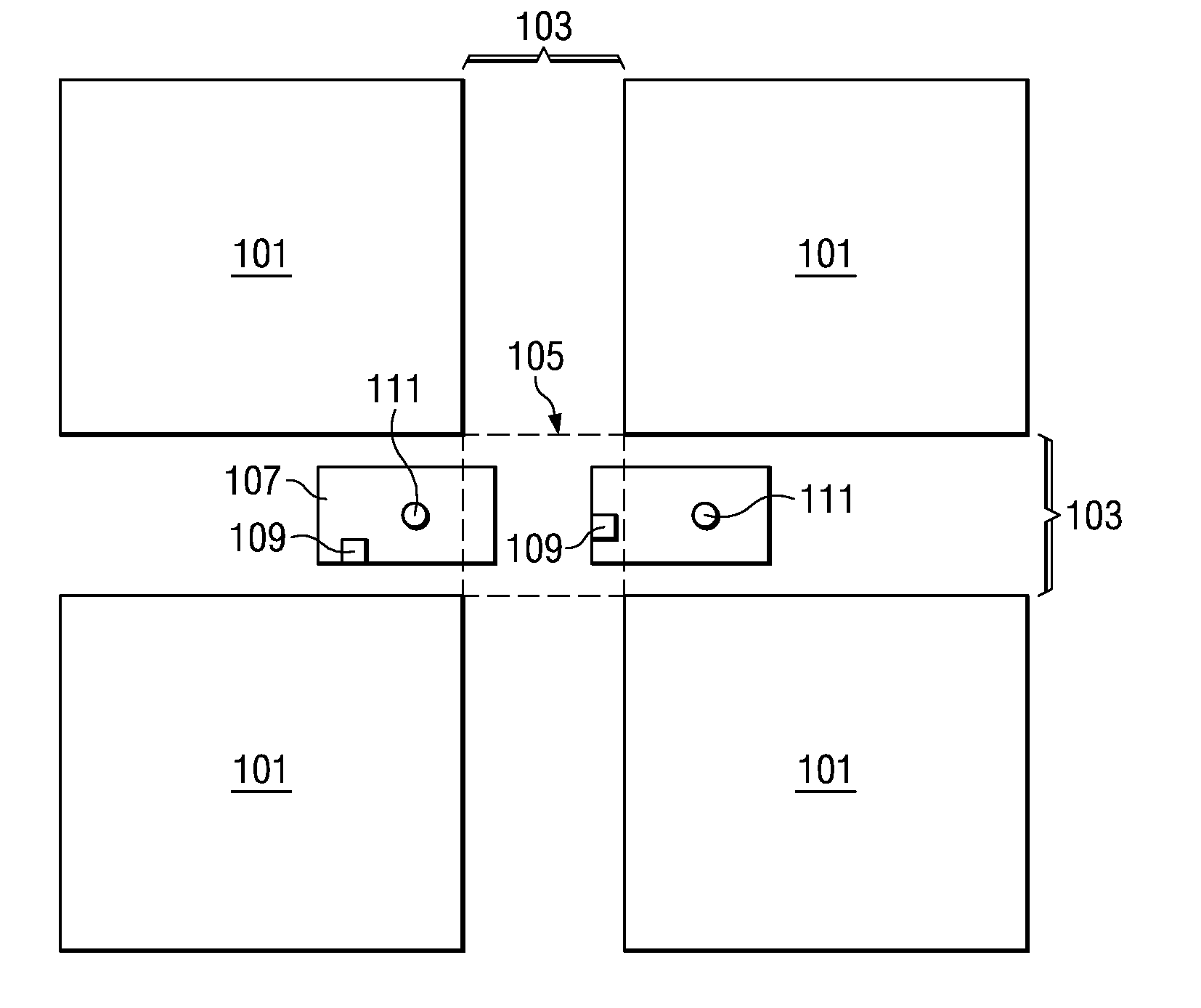 Scribe line layout design