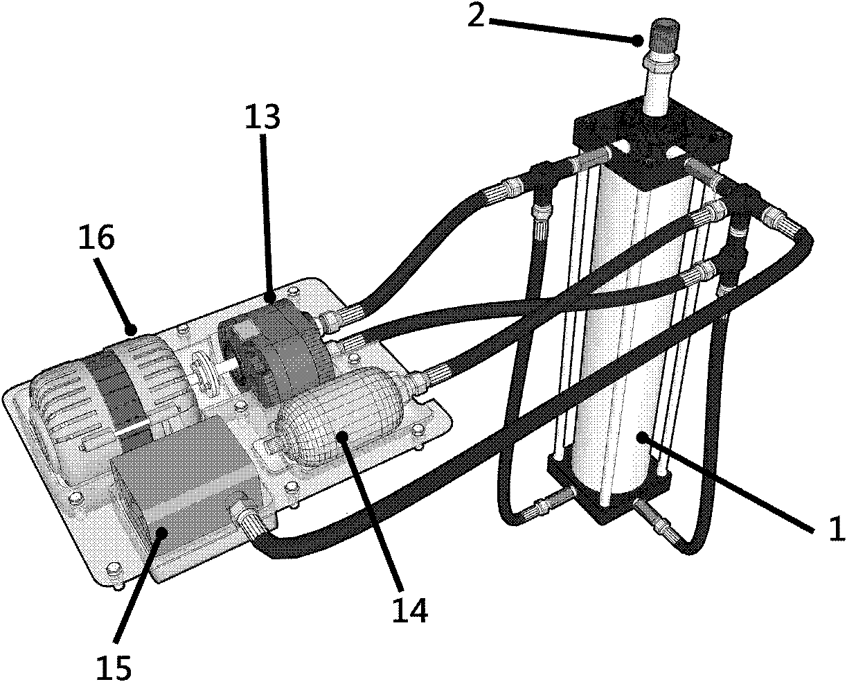 Hydraulic electricity generation shock absorber of vehicle