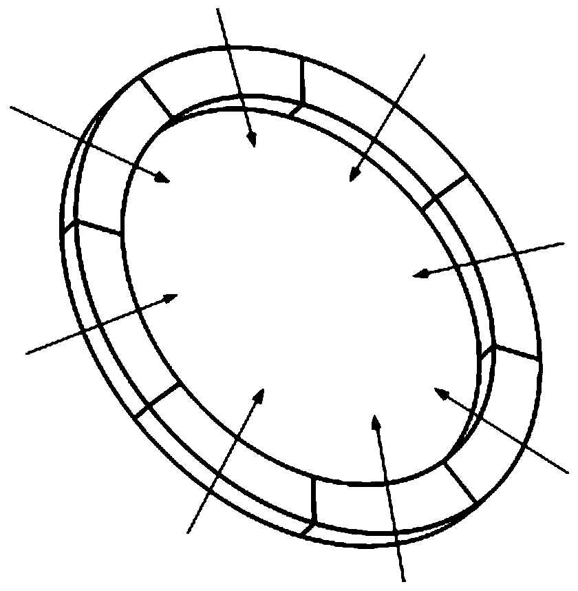 Magnetic fluid composite tilting-pad radial bearing based on Halbach array