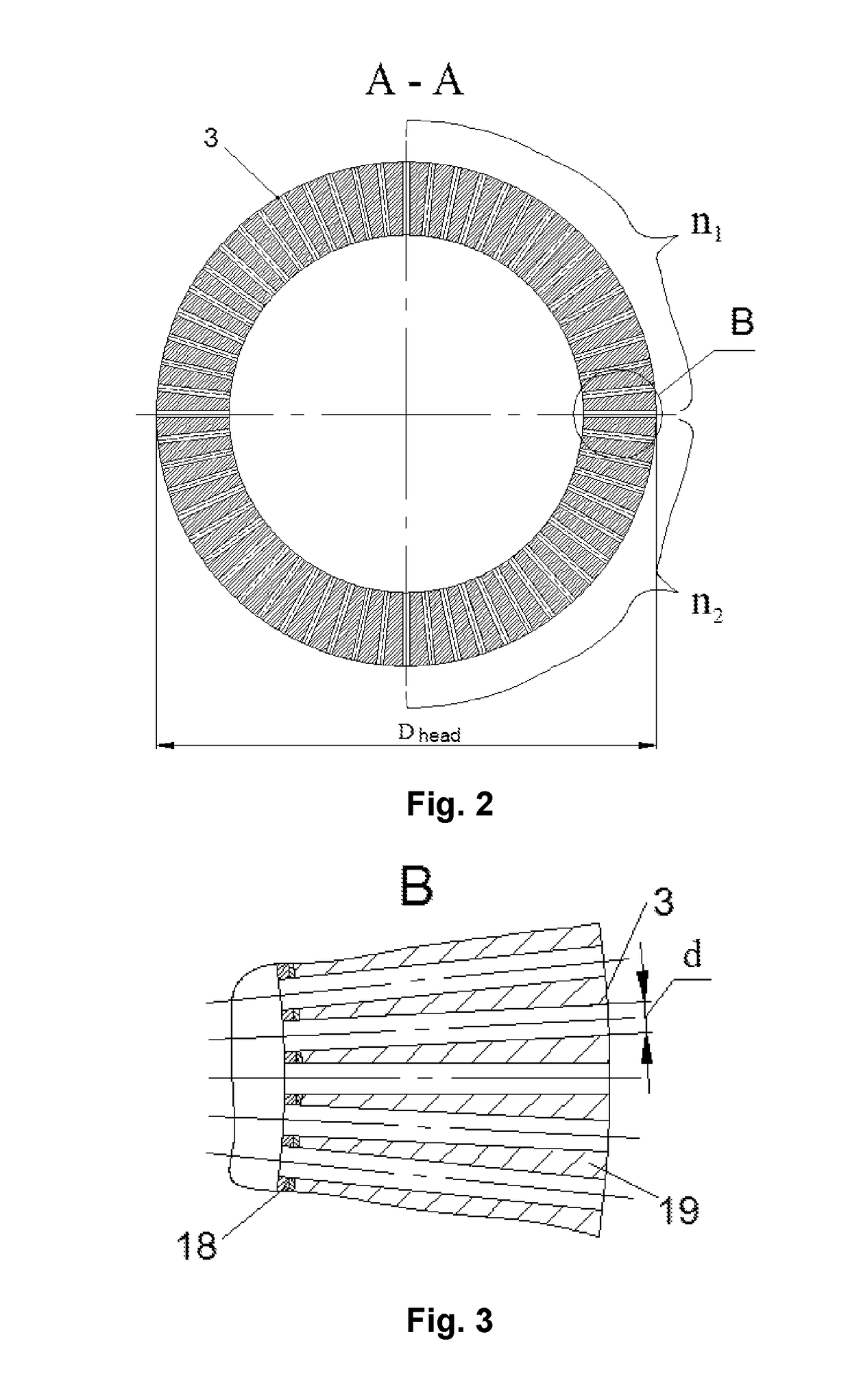 Steam generator coolant header with U-shaped tubes of a horizontal heat-exchange bundle and methods of its manufacture