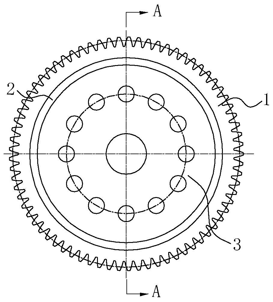 A kind of manufacturing method of powder metallurgy gear or pulley