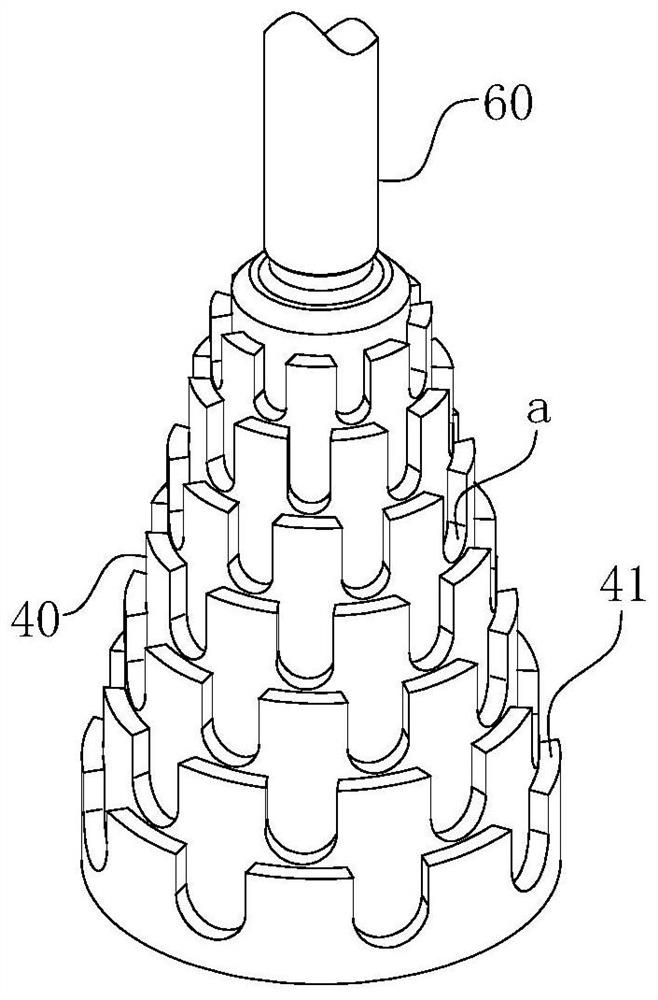 Champagne tower multi-stage throttle control valve