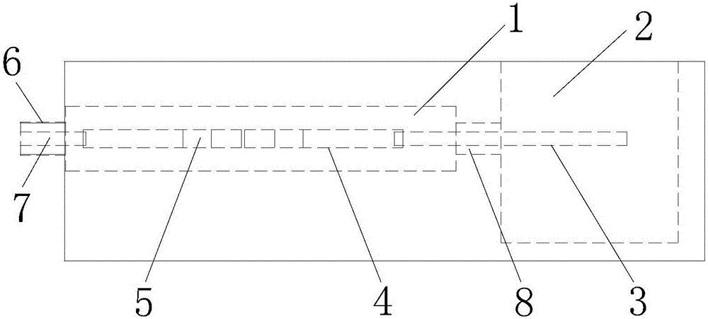 Filtering antenna based on metal integrated structure