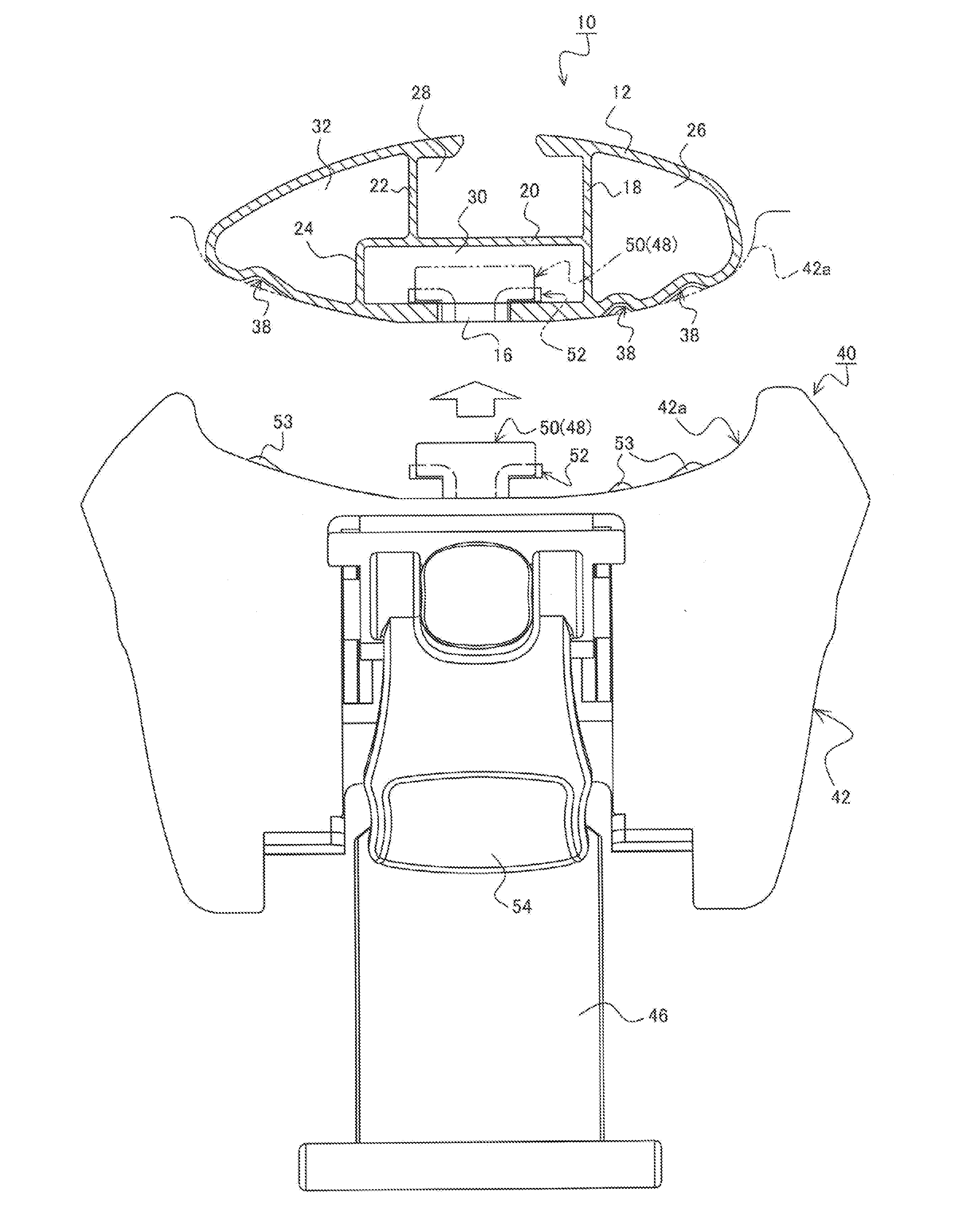 Carrier bar and carrier bar assembly structure