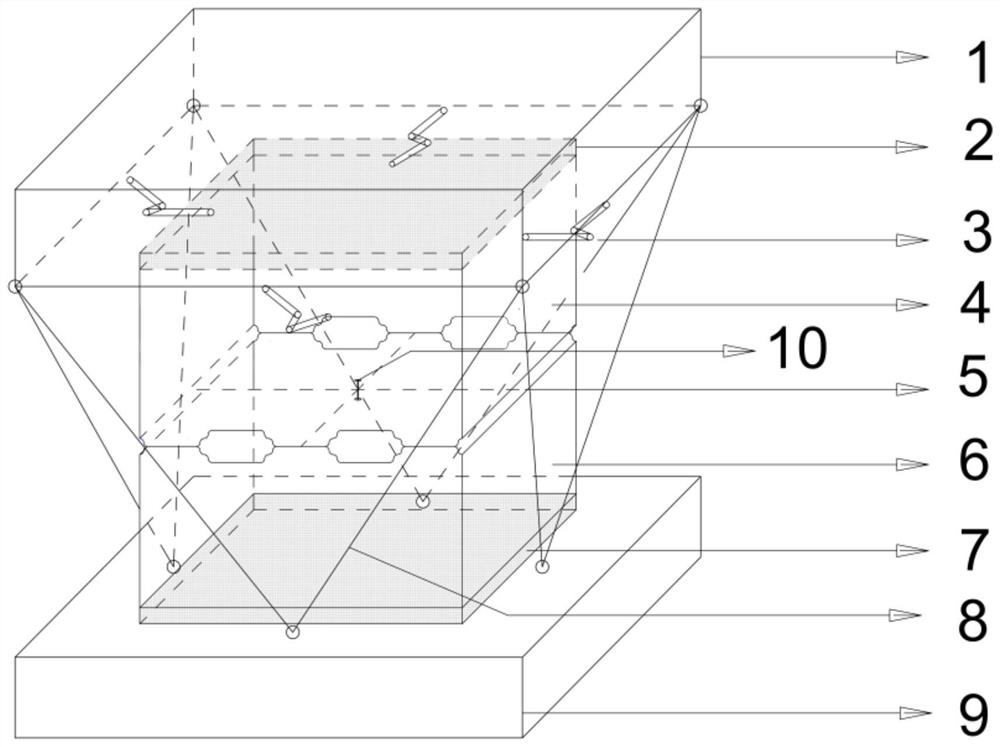 Multistage fortification wave surface friction energy dissipation type damping support