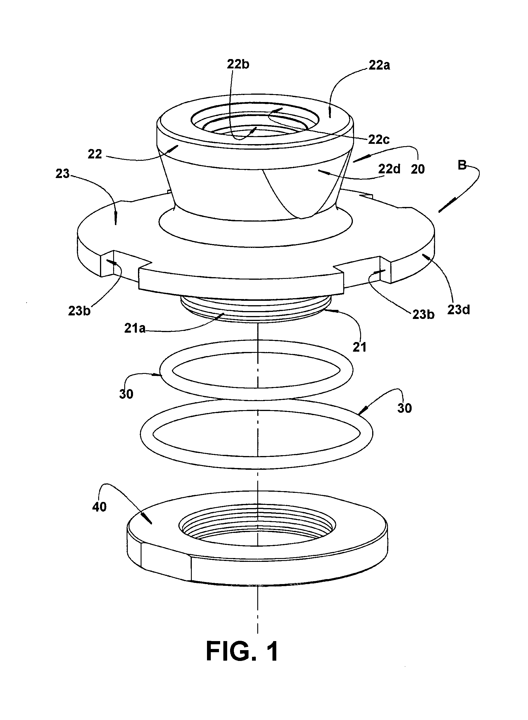 Nozzle for a plastic container and plastic container for pressurized gases