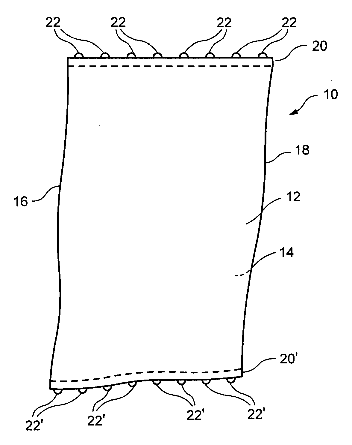 Easy open woven polypropylene bag