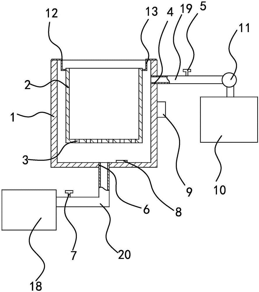 A kind of preparation method of chitosan and the immersion device of preparation chitosan