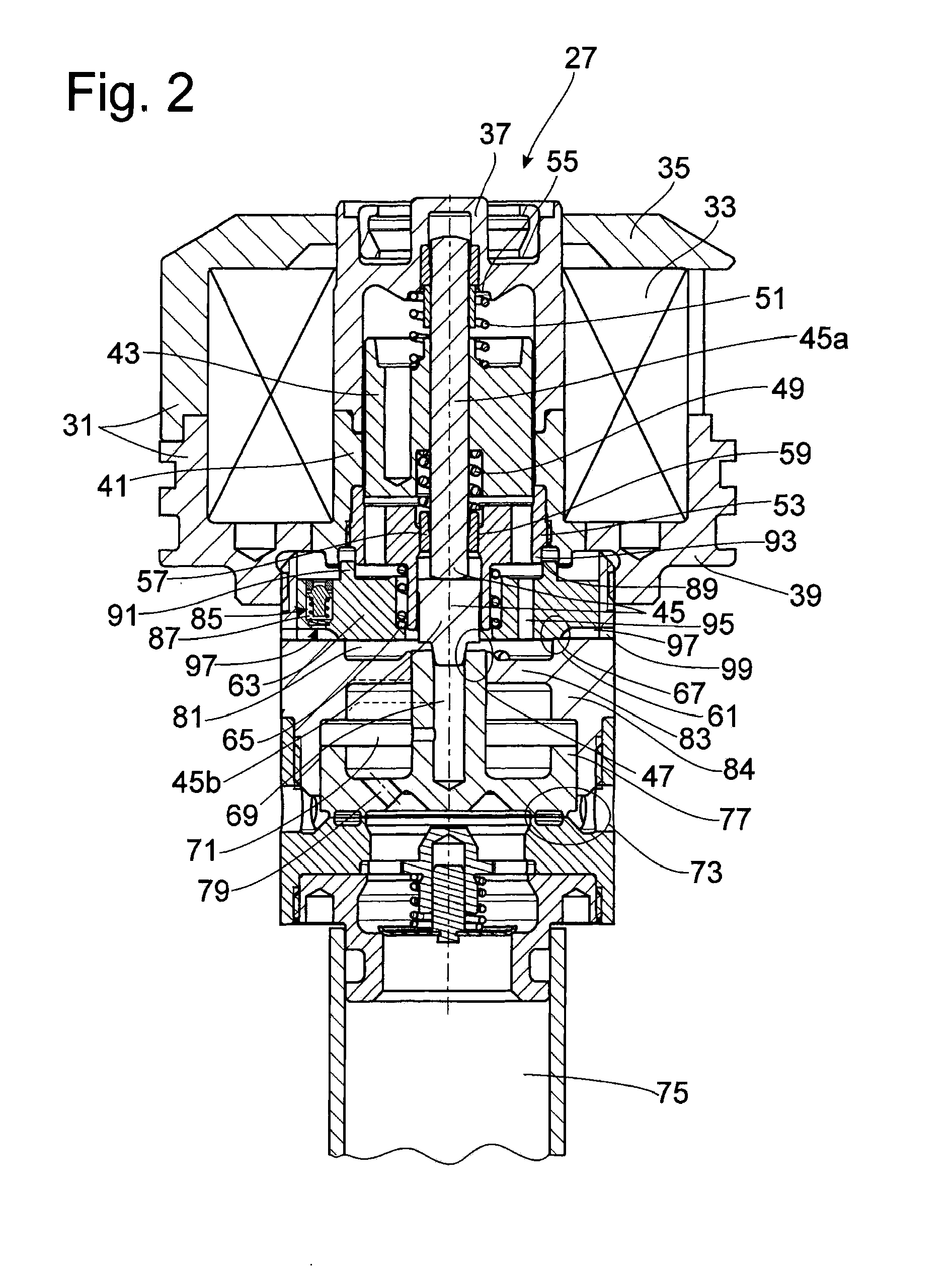 Adjustable damping valve device