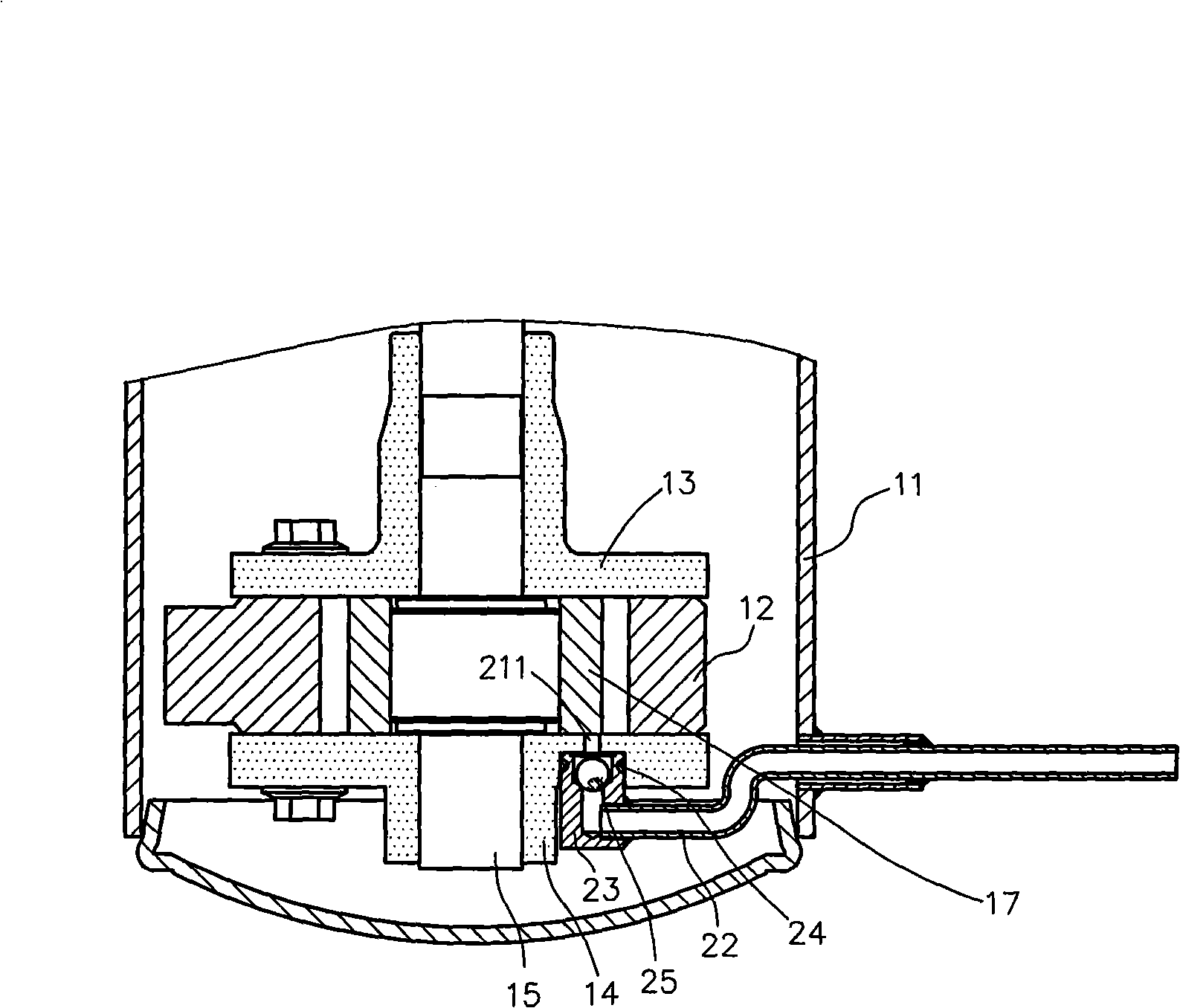 Rotary compressor with air injection enthalpy-increasing function