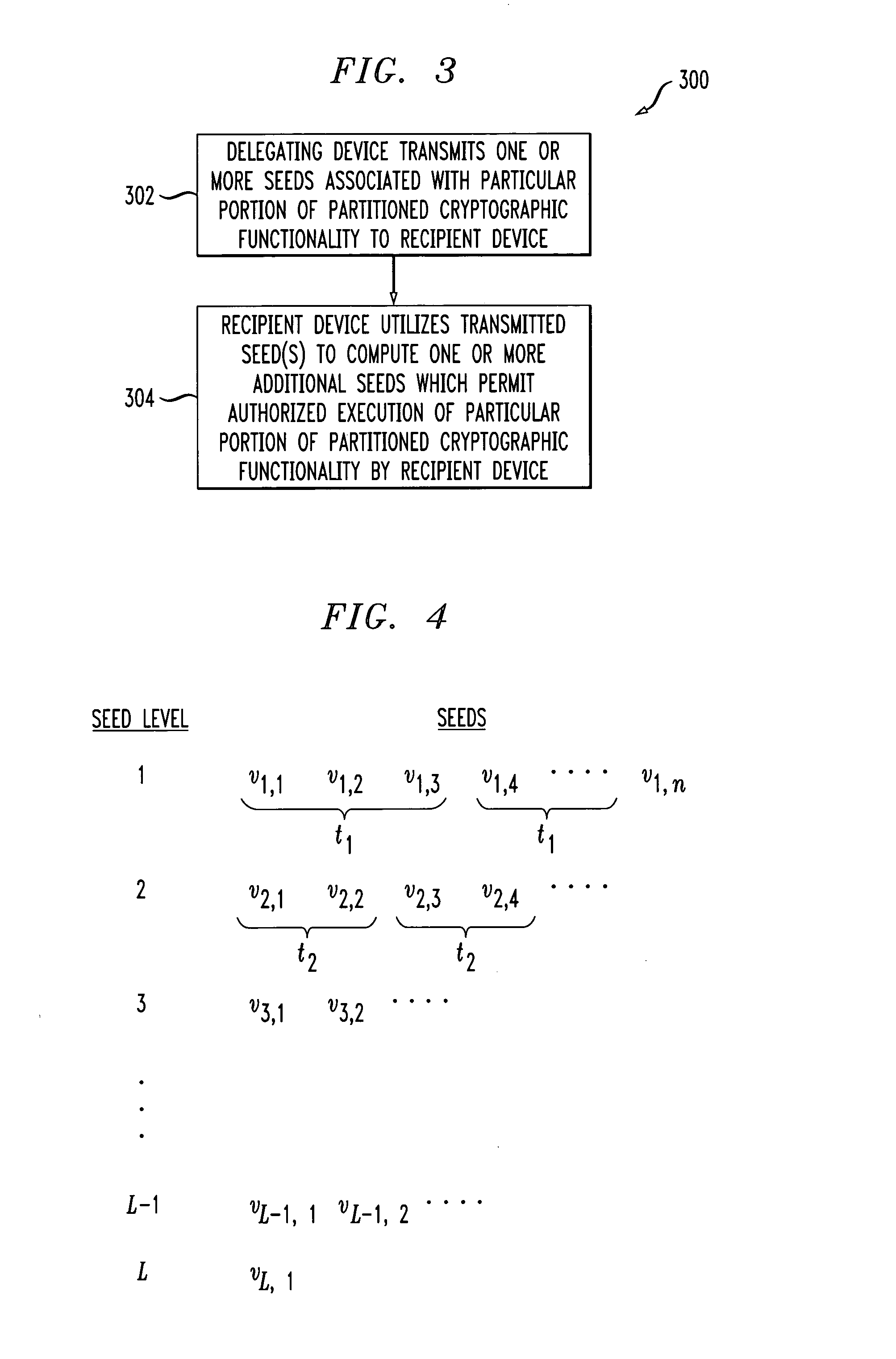 Method and apparatus for graph-based partition of cryptographic functionality