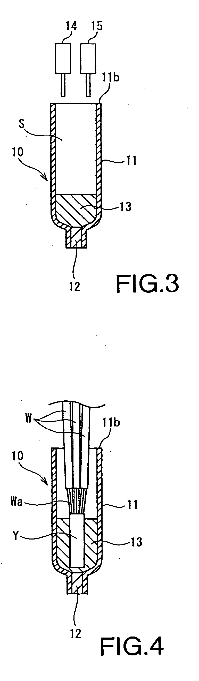 Method and structure for waterproofing a terminal splice