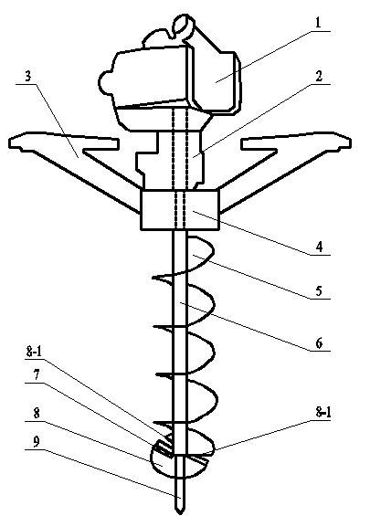 Portable optical cable identifying embedded hole boring device