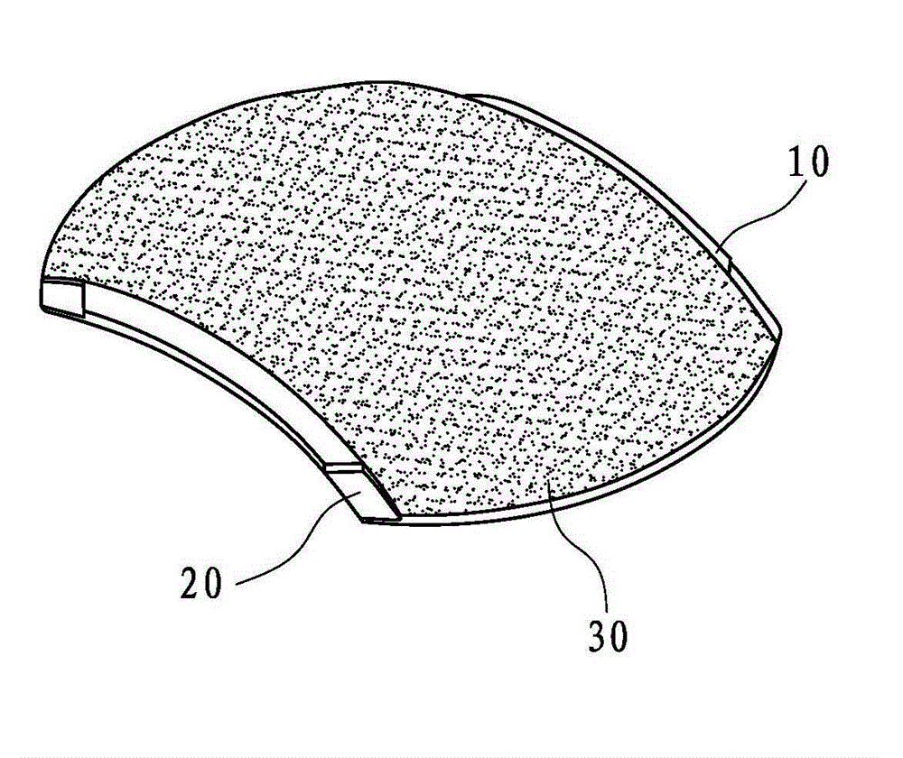 Nylon polarized lens and forming mold thereof