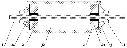 Lubricating device for steel wire rope