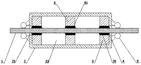 Lubricating device for steel wire rope