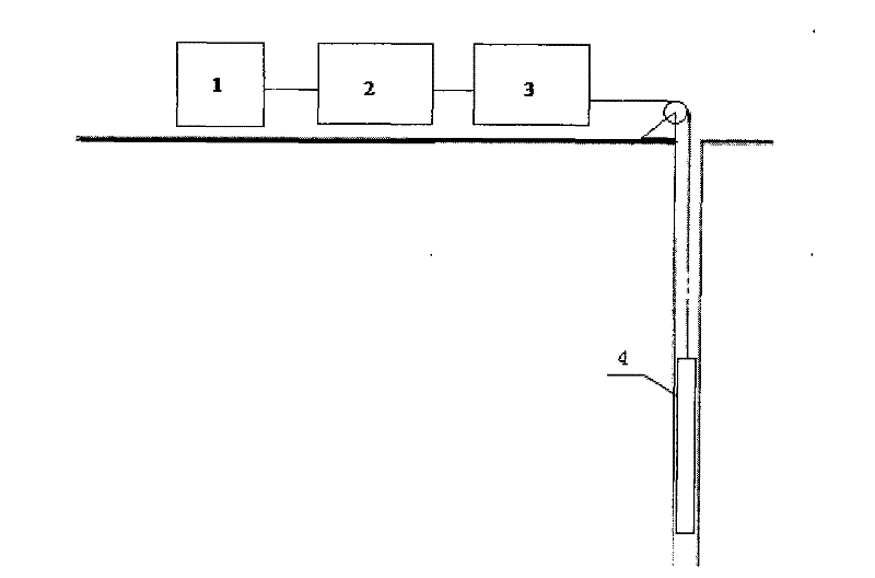 Borehole time domain pulse electromagnetic method for detecting electrical resistivity of stratum out of metal bushing