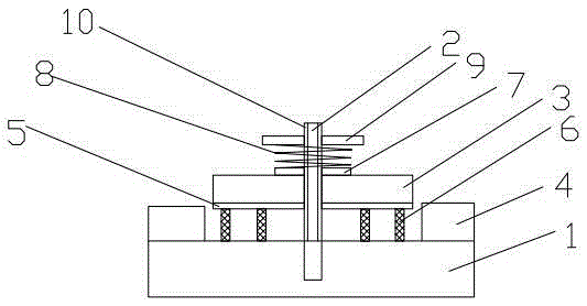 Device for fixing automobile transmission gear during forging