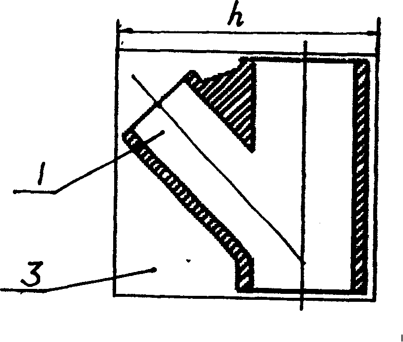 Method for forging large bevel tee