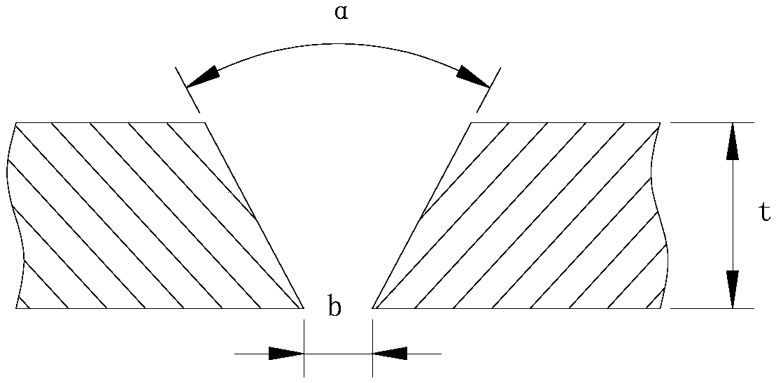 Flux-cored wire gas-shielded vertical upward welding process method