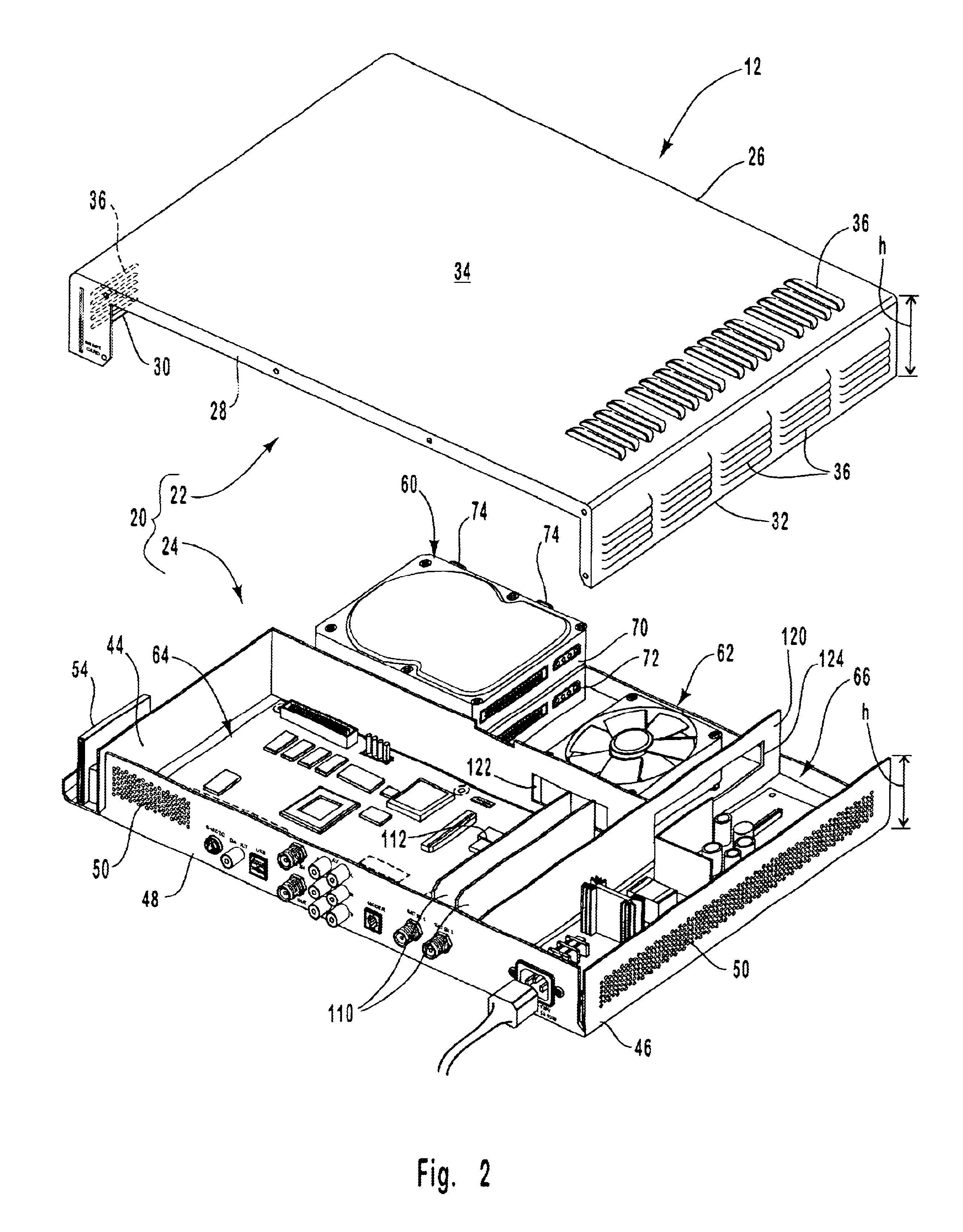 Controlling thermal, acoustic, and/or electromagnetic properties of a computing device