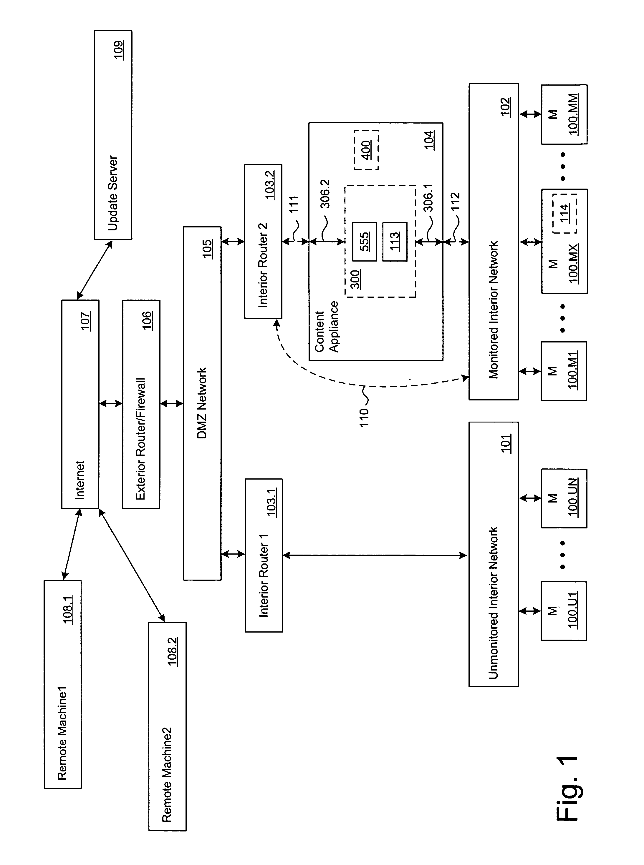 Partial document content matching using sectional analysis