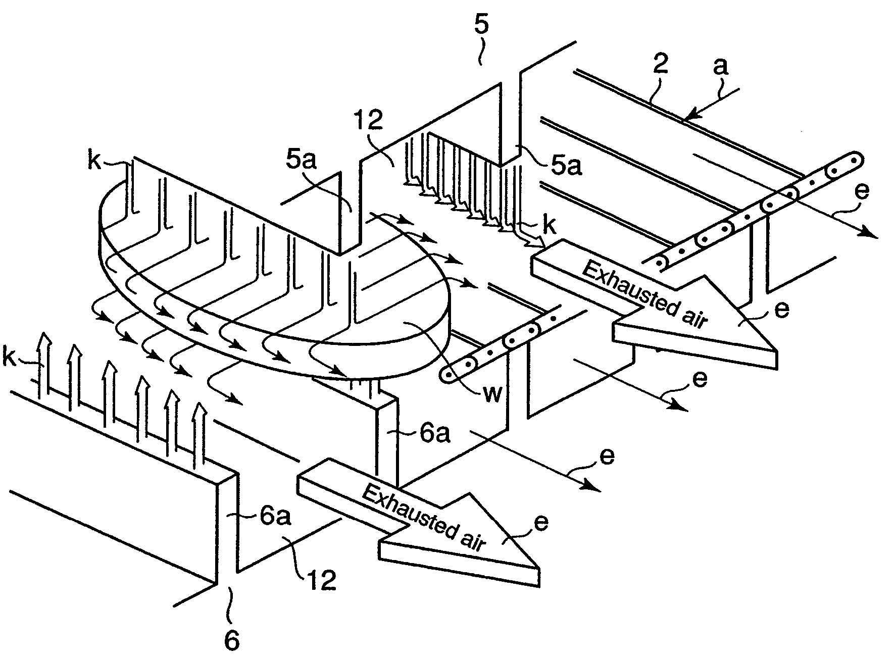 Continuous transfer type freezer