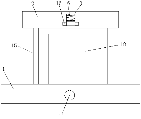 Anti-collision protection device for an alarm