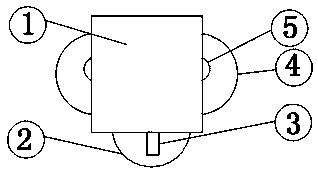 Wide-angle security monitoring device