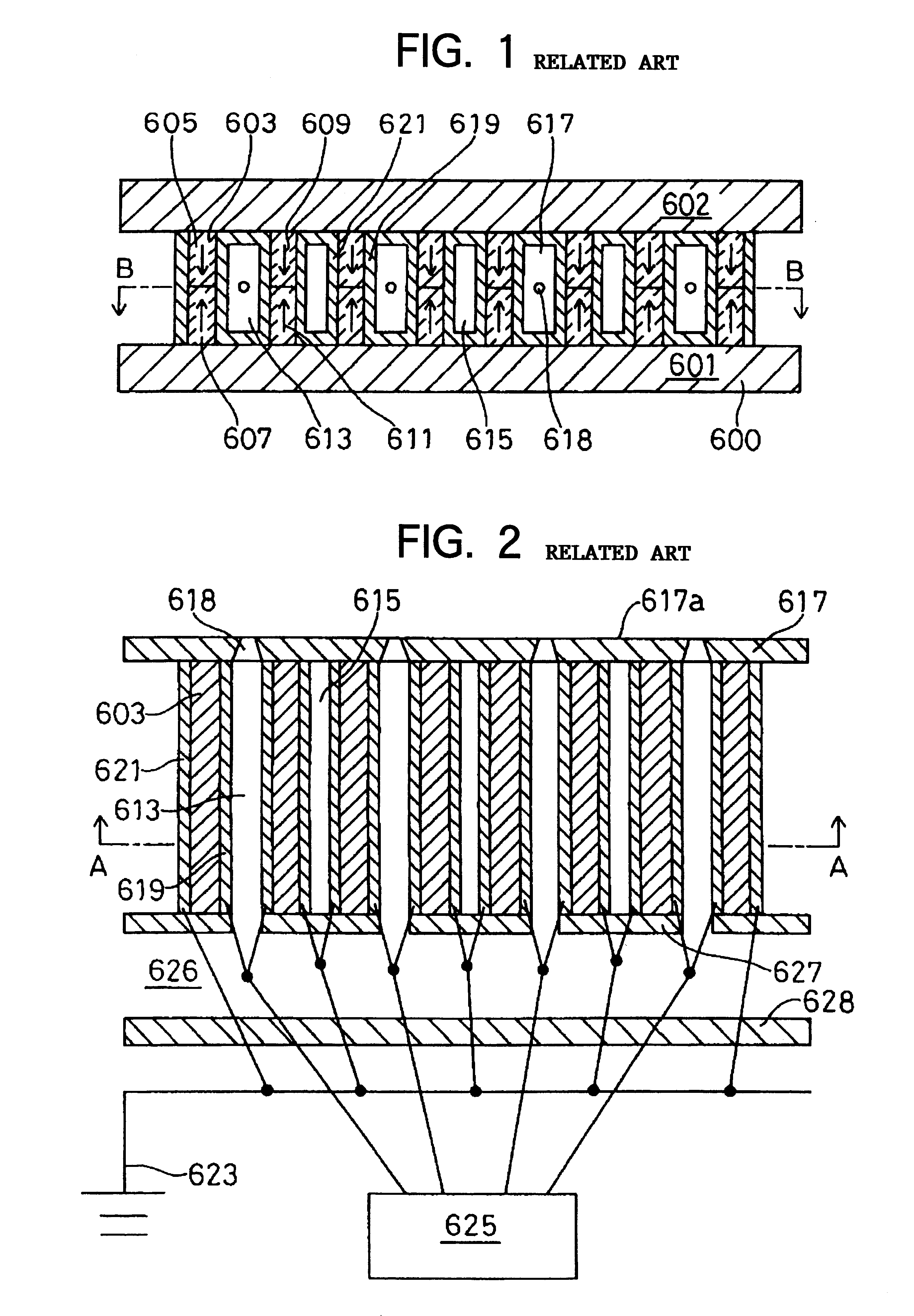 Ink ejecting device