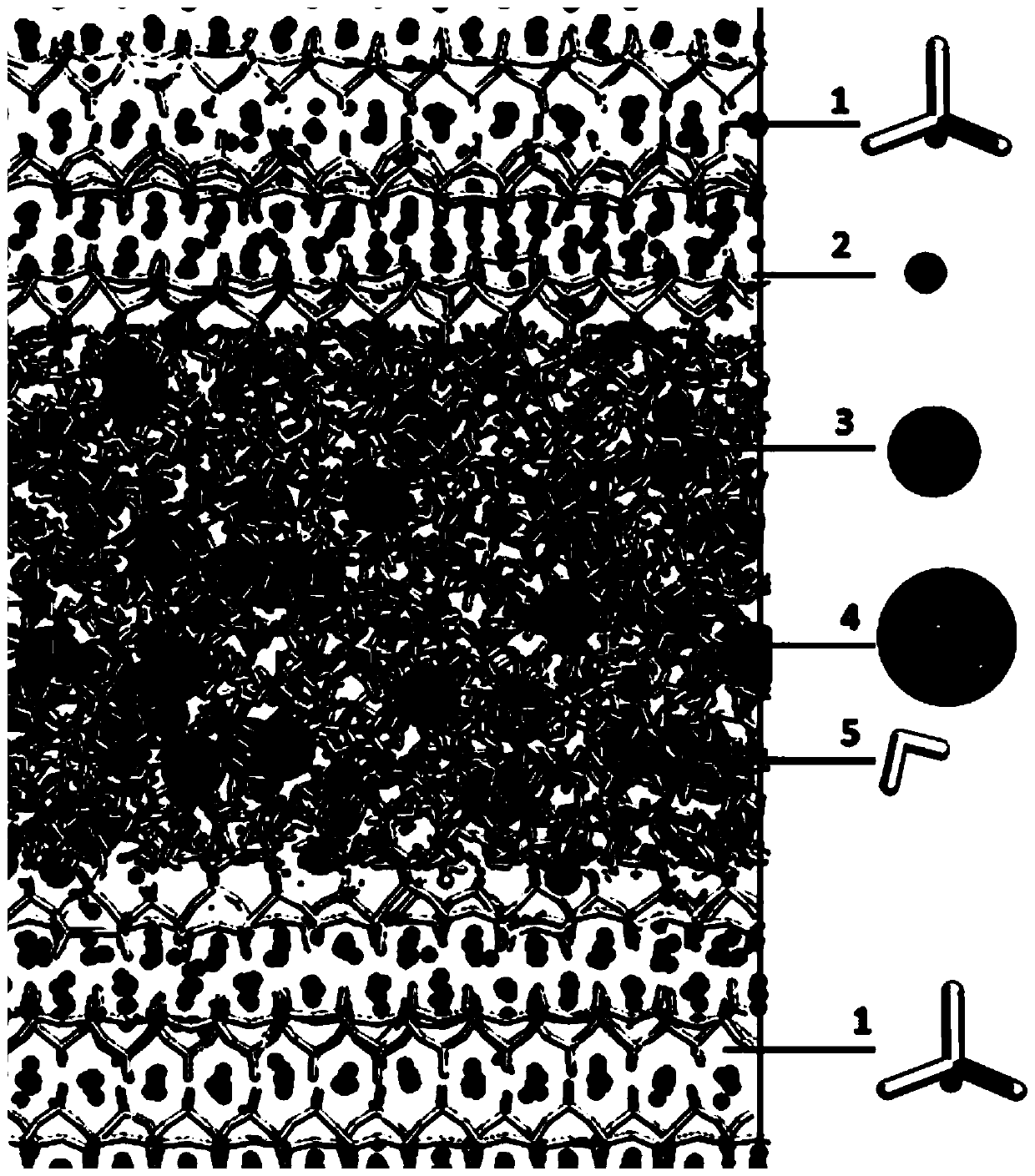 Method for testing ion diffusion coefficient at presence of electric field function based on molecular dynamics